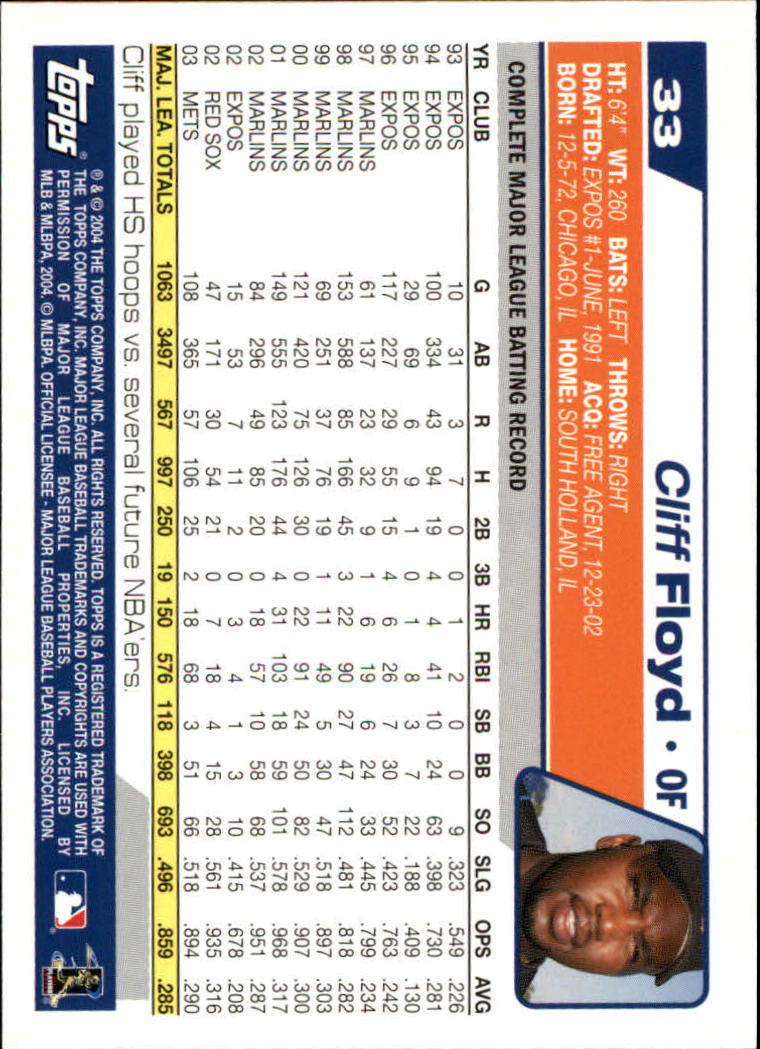 B1985- 2004 Topps Opening Day Baseball Cards 1-165 -You Pick- 15+ FREE US SHIP - Picture 33 of 167