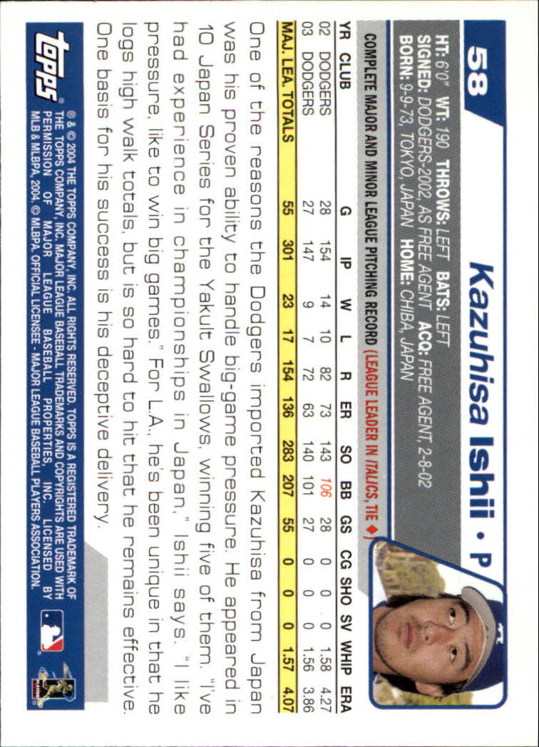 B1985- 2004 Topps Opening Day Baseball Cards 1-165 -You Pick- 15+ FREE US SHIP - Picture 67 of 167