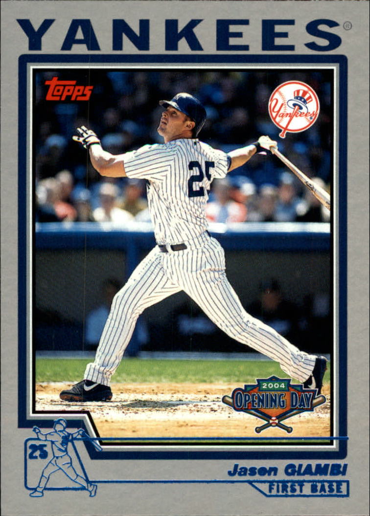 2004 (YANKEES) Topps Opening Day #75 Jason Giambi | eBay