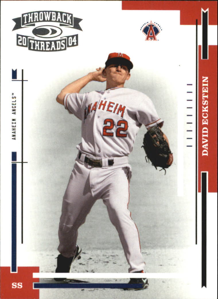2004 Throwback Threads #3 David Eckstein - NM-MT - Baseball Card