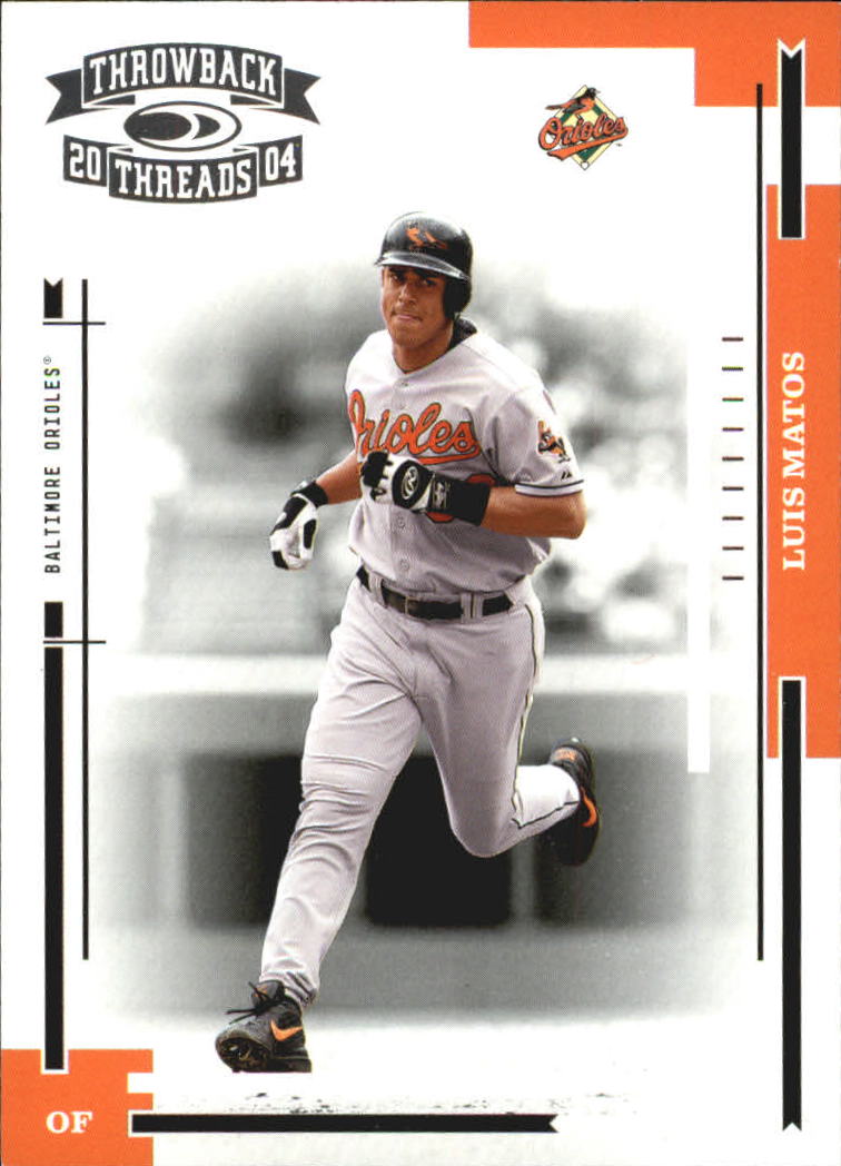 2004 Throwback Threads #25 Luis Matos