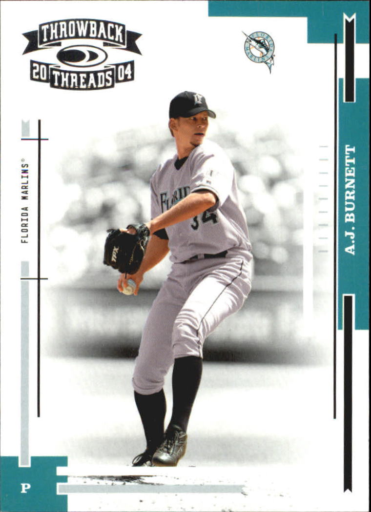 2004 Throwback Threads #73 A.J. Burnett