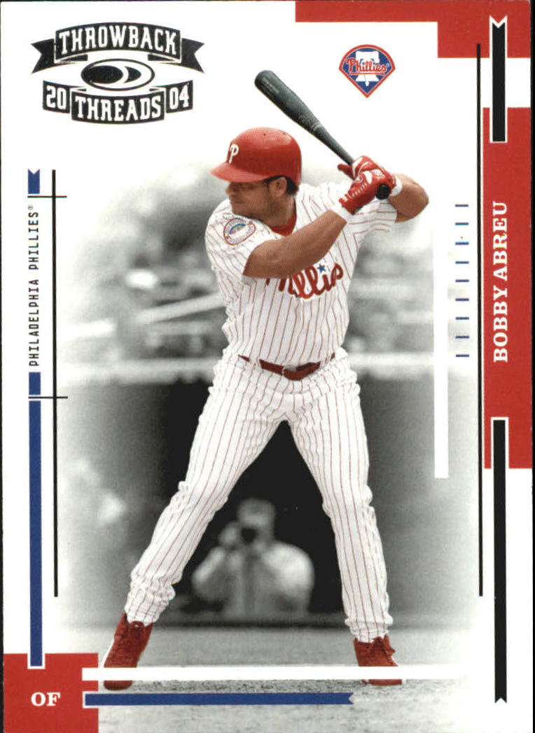 2004 Throwback Threads #153 Bobby Abreu