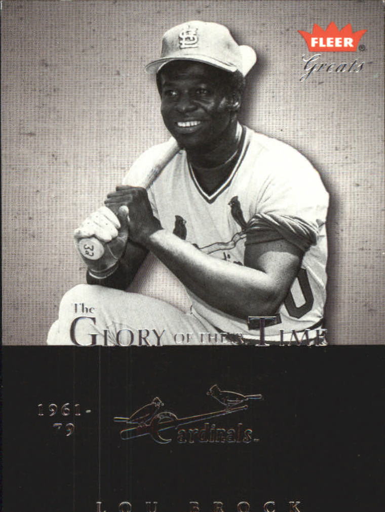 2004 Greats of the Game Glory of Their Time #13 Lou Brock/1974