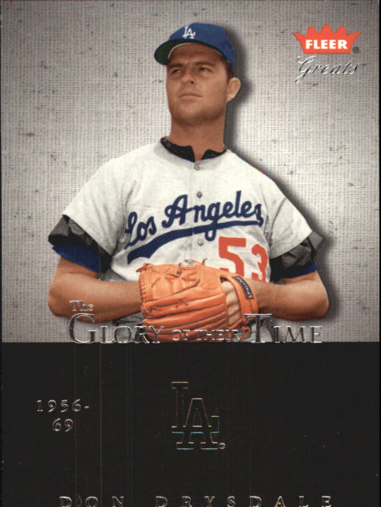 2004 Greats of the Game Glory of Their Time #14 Don Drysdale/1962