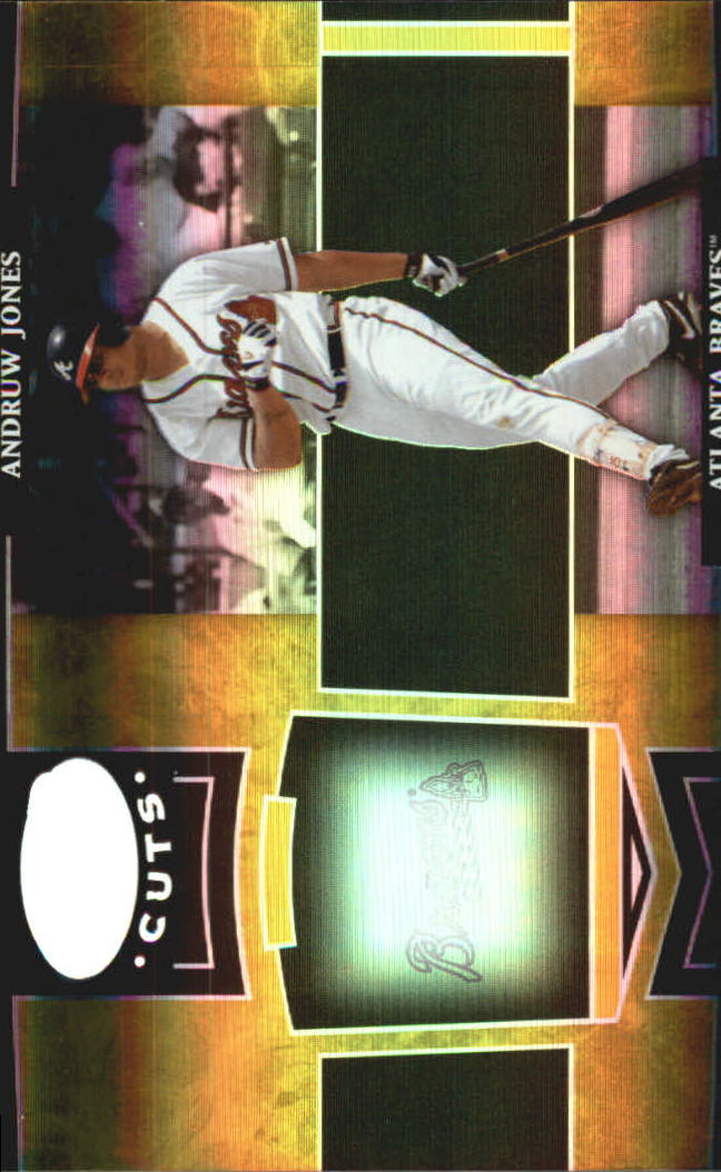2004 Leaf Certified Cuts Marble Gold #18 Andruw Jones