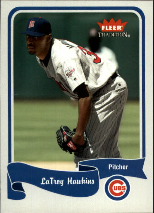 LaTroy Hawkins autographed baseball card (Minnesota Twins, FT) 1994 Fleer  Excel #95