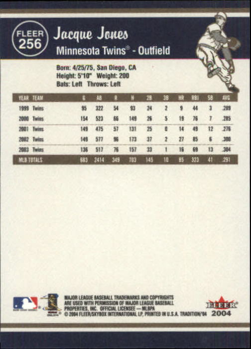2004 Fleer Tradition Baseball "Main Set" Base Cards #251 to #500 - Picture 9 of 361