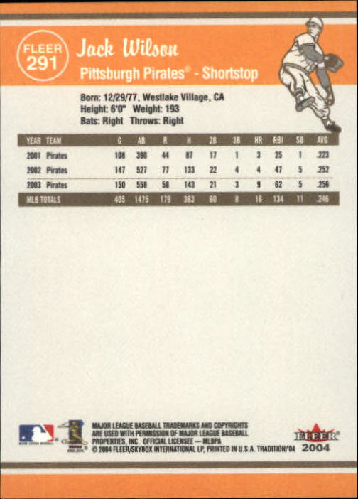 2004 Fleer Tradition Baseball "Main Set" Base Cards #251 to #500 - Picture 65 of 361