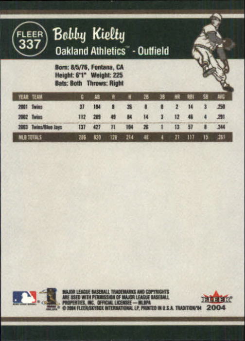 2004 Fleer Tradition Baseball "Main Set" Base Cards #251 to #500 - Picture 149 of 361