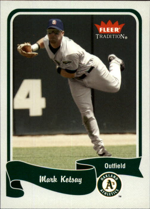 2004 Fleer Tradition Baseball "Main Set" Base Cards #251 to #500 - Picture 186 of 361