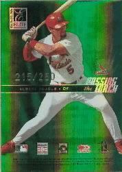 2004 Donruss Elite Passing the Torch #33 S.Musial/A.Pujols back image