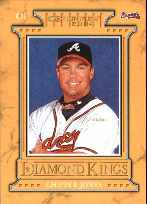 2004 Donruss Diamond Kings Inserts #DK21 Chipper Jones
