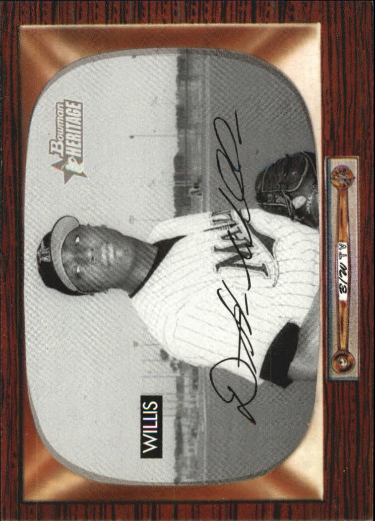 2004 Bowman Heritage Black and White #135 Dontrelle Willis