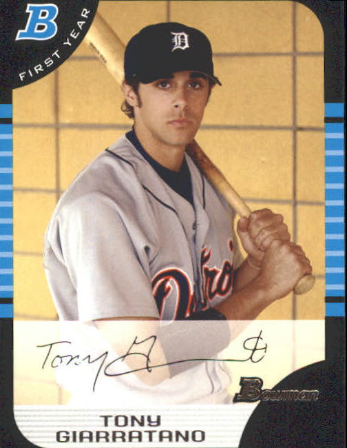 2005 Bowman #167 Tony Giarratano FY RC