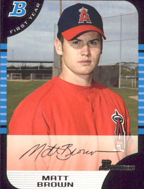2005 Bowman #302 Matt Brown FY RC