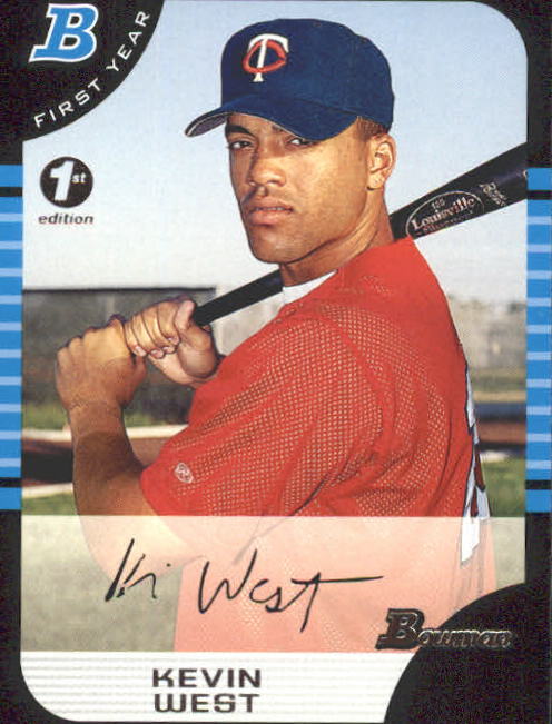 2005 Bowman 1st Edition #175 Kevin West FY