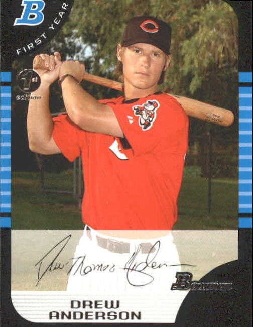 2005 Bowman 1st Edition #252 Drew Anderson FY