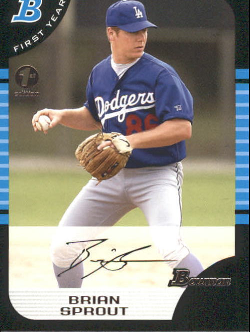 2005 Bowman 1st Edition #259 Brian Sprout FY
