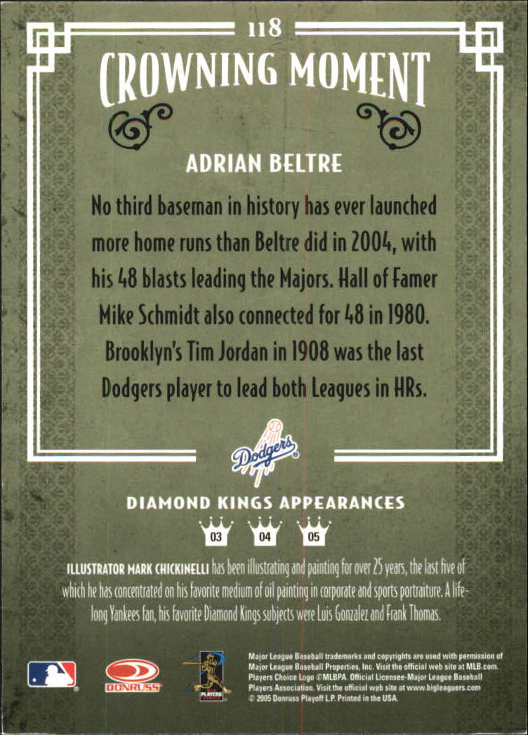 2005 Diamond Kings Framed Red 101-200 YOU PICK - Picture 21 of 142
