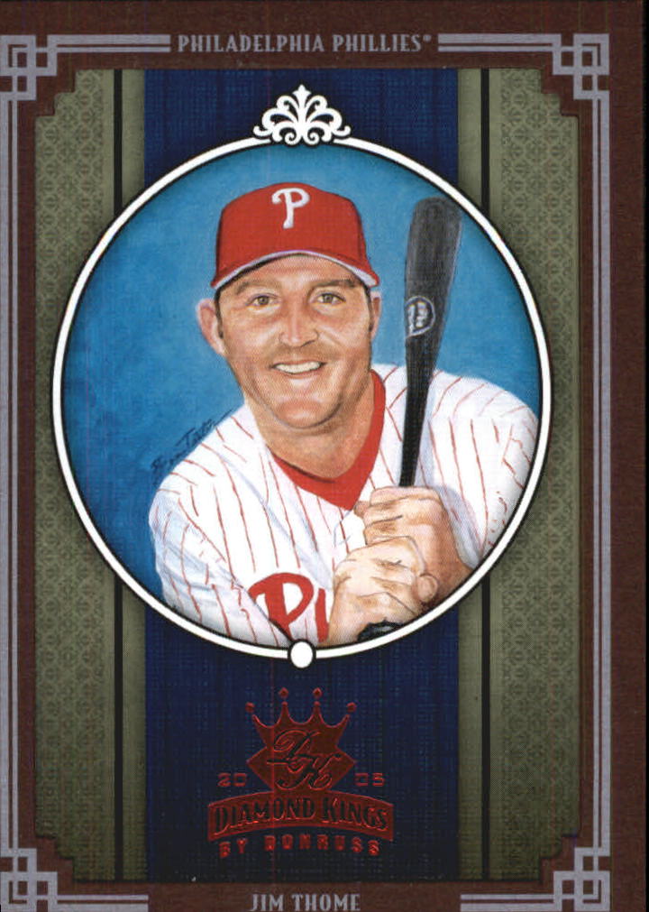 2005 Diamond Kings Framed Red #171 Jim Thome Phils