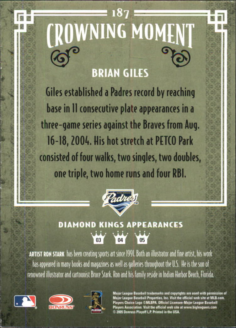 2005 Diamond Kings Framed Red 101-200 YOU PICK - Picture 124 of 142