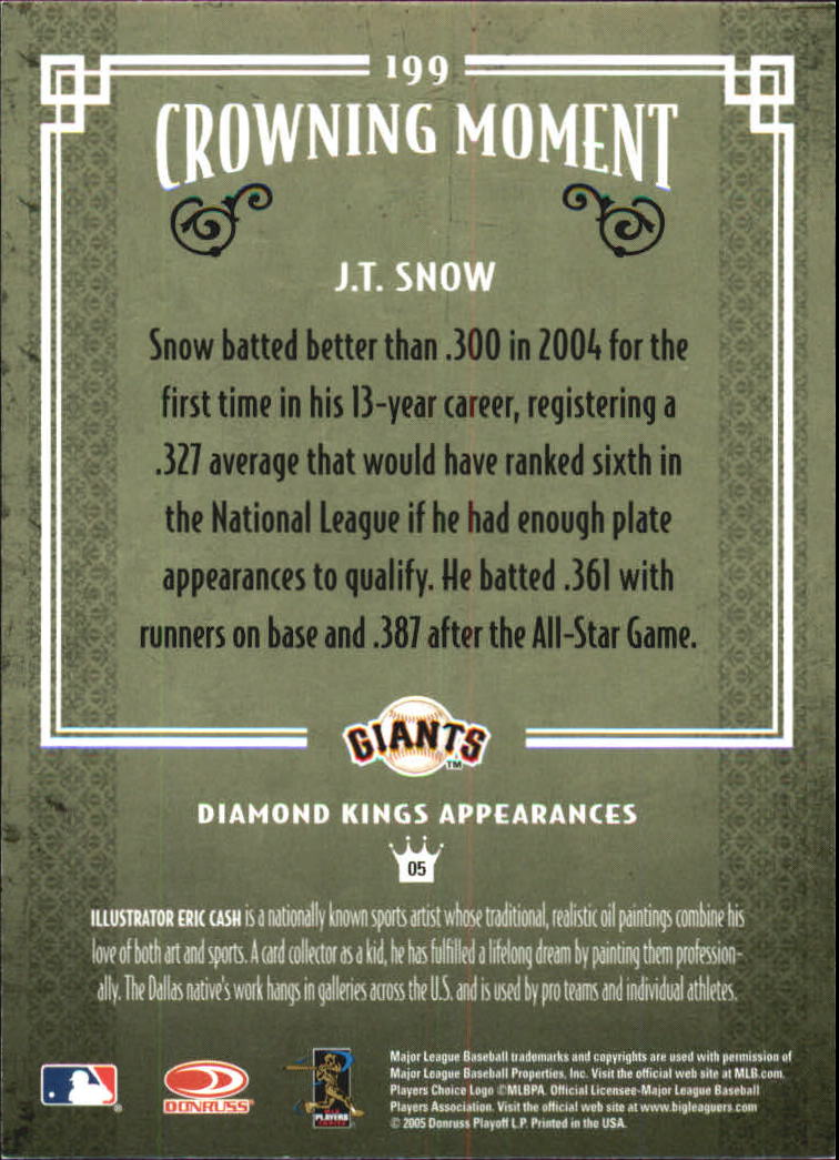 2005 Diamond Kings Framed Red 101-200 YOU PICK - Picture 140 of 142