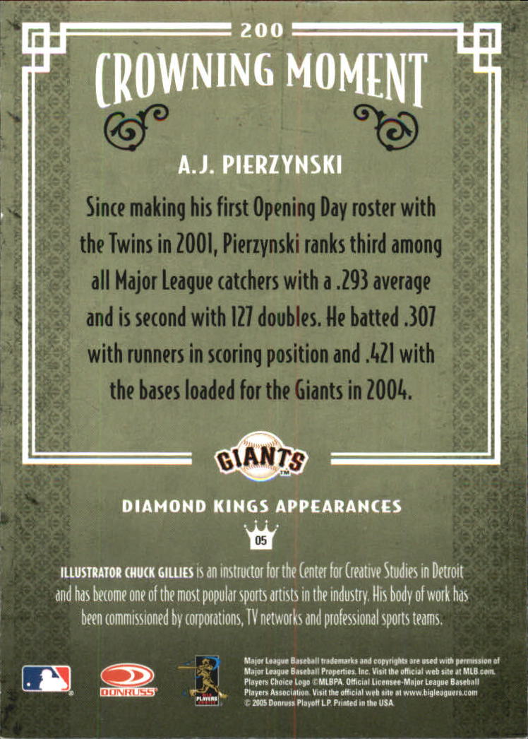 2005 Diamond Kings Framed Red 101-200 YOU PICK - Picture 142 of 142