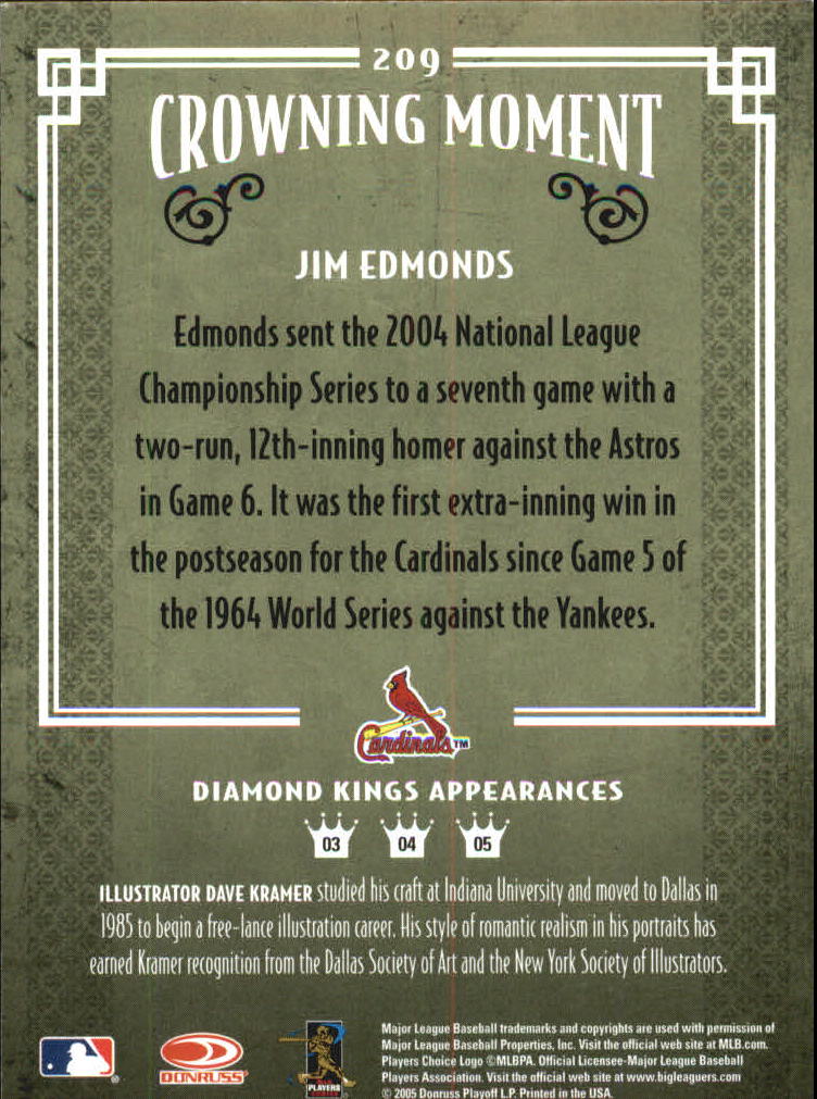 2005 Diamond Kings Framed Red 201-300 YOU PICK - Picture 17 of 150