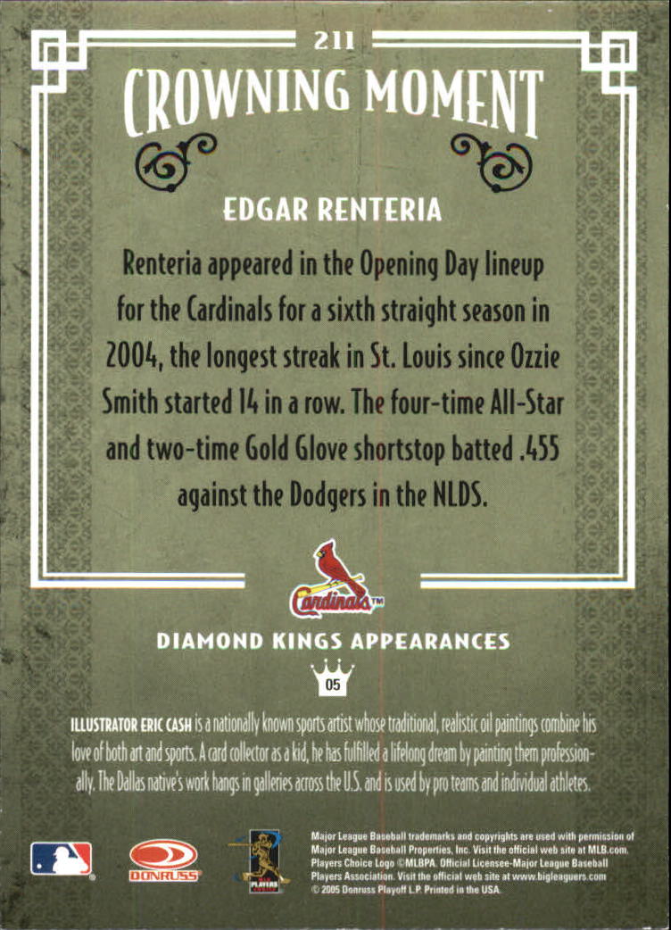 2005 Diamond Kings Framed Red 201-300 YOU PICK - Picture 21 of 150