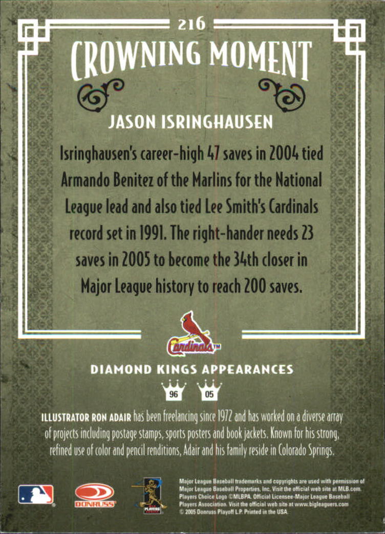 2005 Diamond Kings Framed Red 201-300 YOU PICK - Picture 31 of 150