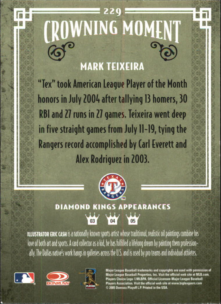 2005 Diamond Kings Framed Red 201-300 YOU PICK - Picture 51 of 150