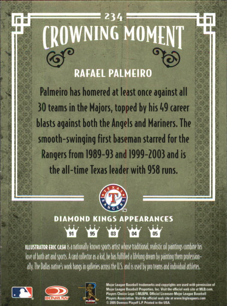 2005 Diamond Kings Framed Red 201-300 YOU PICK - Picture 61 of 150