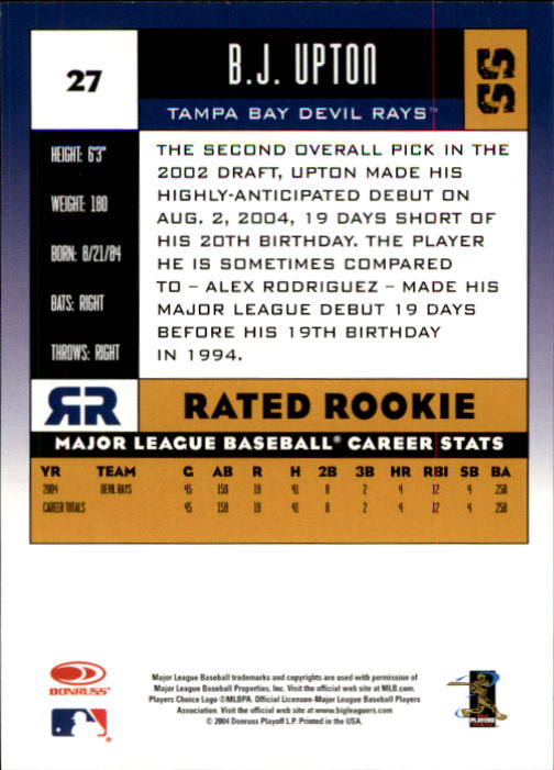 A9309- 2005 Donruss Baseball Cards 1-250 +Rookies -You Pick- 15+ FREE US SHIP - Picture 53 of 463