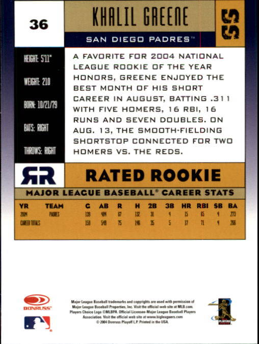 A9309- 2005 Donruss Baseball Cards 1-250 +Rookies -You Pick- 15+ FREE US SHIP - Picture 67 of 463