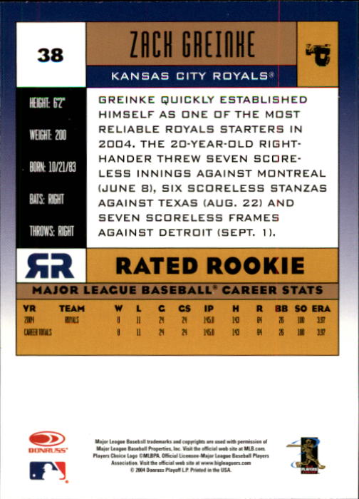 A9309- 2005 Donruss Baseball Cards 1-250 +Rookies -You Pick- 15+ FREE US SHIP - Picture 71 of 463