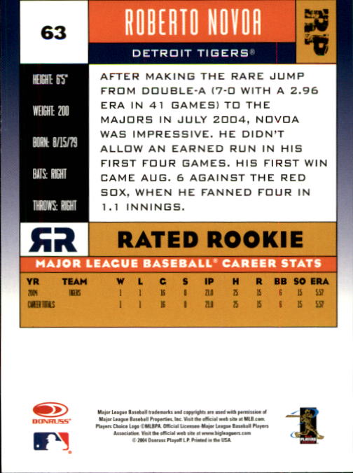 A9309- 2005 Donruss Baseball Cards 1-250 +Rookies -You Pick- 15+ FREE US SHIP - Picture 97 of 463
