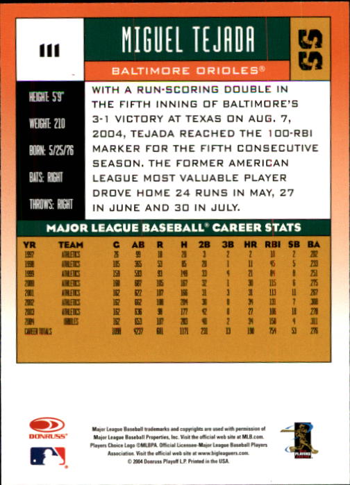 2005 Donruss Baseball Card Pick 1-168 - Picture 87 of 201
