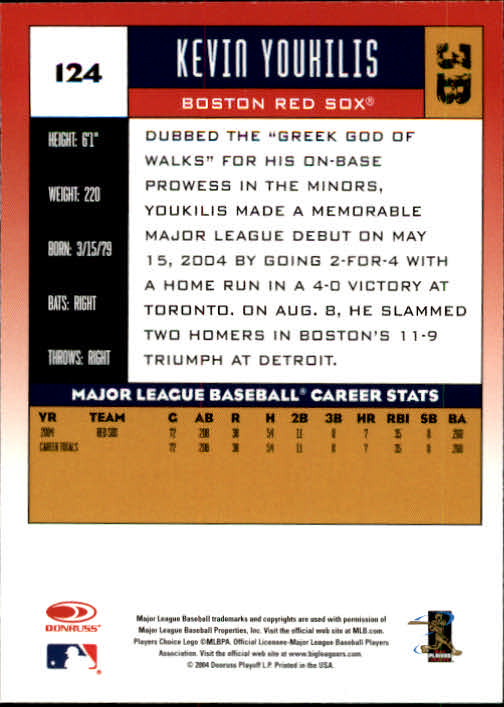 2005 Donruss Baseball Card Pick 1-168 - Picture 113 of 201