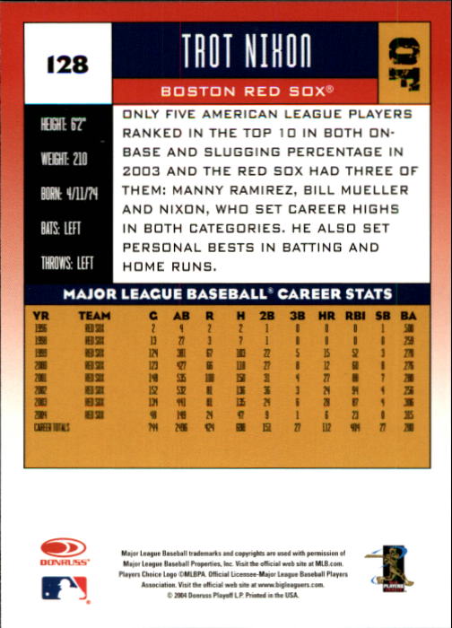 2005 Donruss Baseball Card Pick 1-168 - Picture 121 of 201