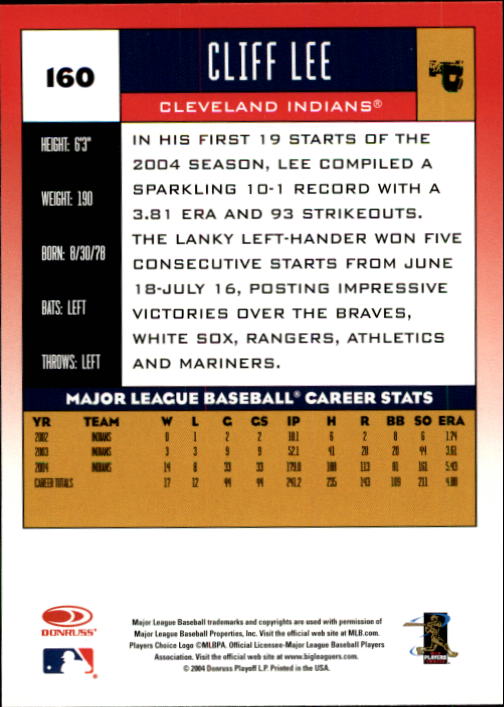 2005 Donruss Baseball Card Pick 1-168 - Picture 185 of 201