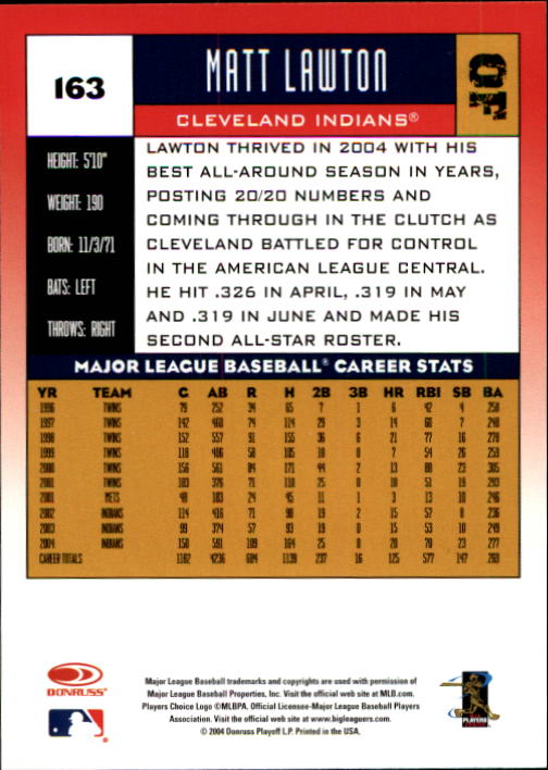 2005 Donruss Baseball Card Pick 1-168 - Picture 191 of 201