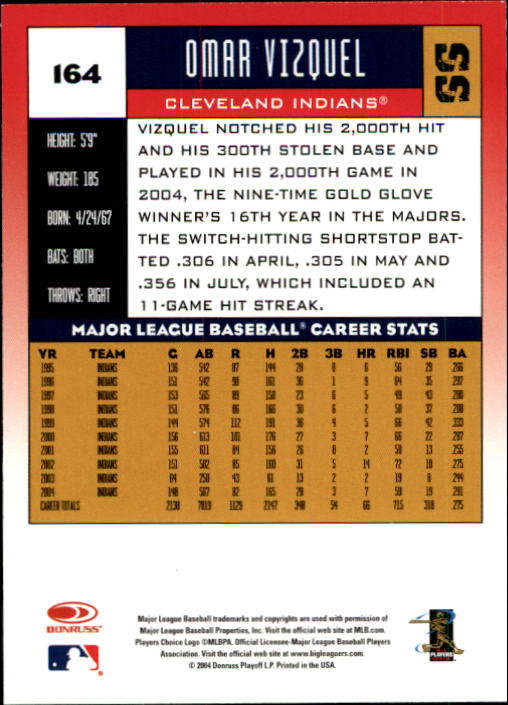 2005 Donruss Baseball Card Pick 1-168 - Picture 193 of 201