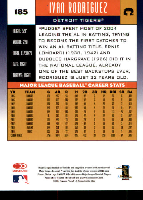 A9309- 2005 Donruss Baseball Cards 1-250 +Rookies -You Pick- 15+ FREE US SHIP - Picture 337 of 463