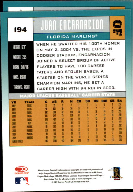 A9309- 2005 Donruss Baseball Cards 1-275 +Rookies -You Pick- 15+ FREE US SHIP - Picture 245 of 397
