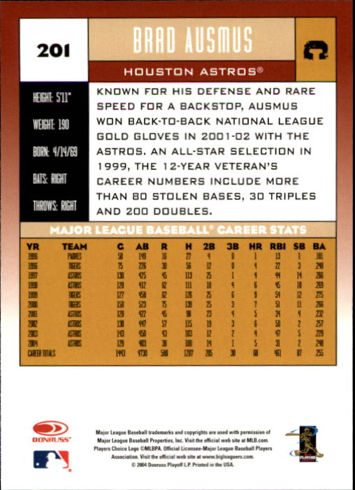 A9309- 2005 Donruss Baseball Cards 1-275 +Rookies -You Pick- 15+ FREE US SHIP - Picture 257 of 397