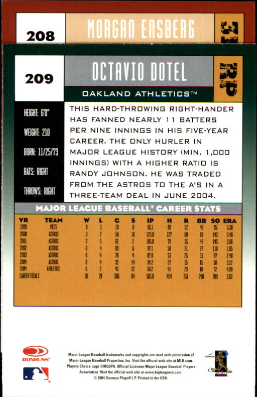 A9309- 2005 Donruss Baseball Cards 1-275 +Rookies -You Pick- 15+ FREE US SHIP - Picture 271 of 397