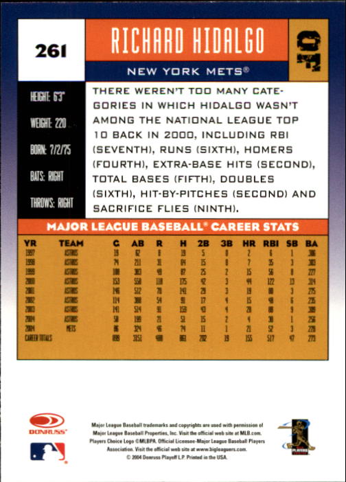 A9309- 2005 Donruss Baseball Cards 1-275 +Rookies -You Pick- 15+ FREE US SHIP - Picture 373 of 397