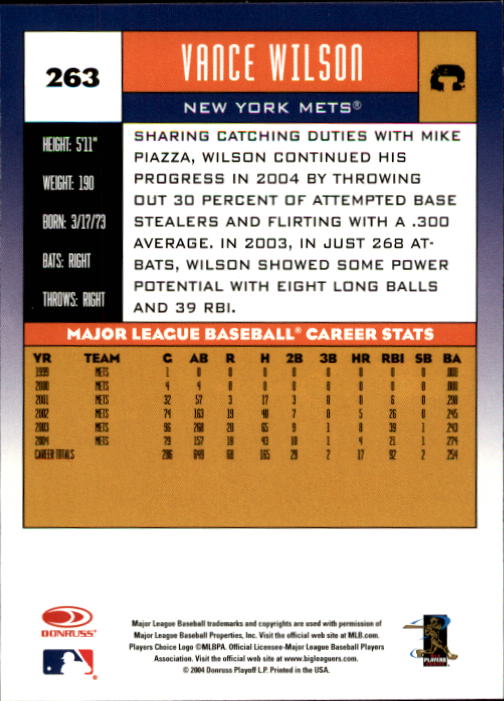 A9309- 2005 Donruss Baseball Cards 1-275 +Rookies -You Pick- 15+ FREE US SHIP - Picture 377 of 397