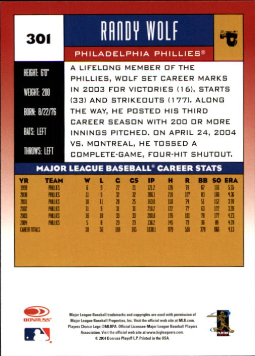 A9309- 2005 Donruss Baseball Karten 251-400 Einsätze -du Pick- 15 + Kostenlose - Bild 103 von 291